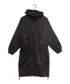 stussyステューシー）の古着「ロングコート」｜ブラック