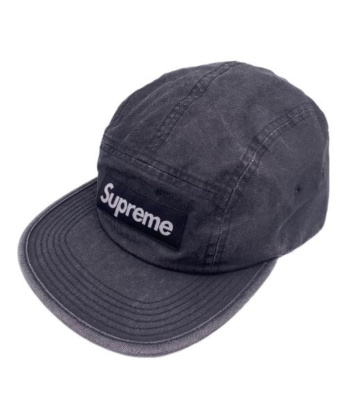 SUPREME（シュプリーム）SUPREME (シュプリーム) キャップ ブラック×パープルの古着・服飾アイテム
