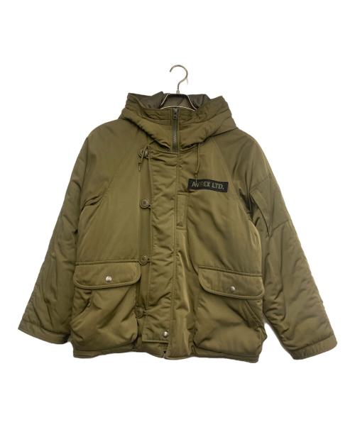 AVIREX（アヴィレックス）AVIREX (アヴィレックス) 中綿ジャケット カーキ サイズ:Mの古着・服飾アイテム