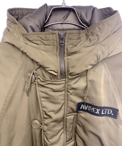 AVIREX（アヴィレックス）AVIREX (アヴィレックス) 中綿ジャケット カーキ サイズ:Mの古着・服飾アイテム