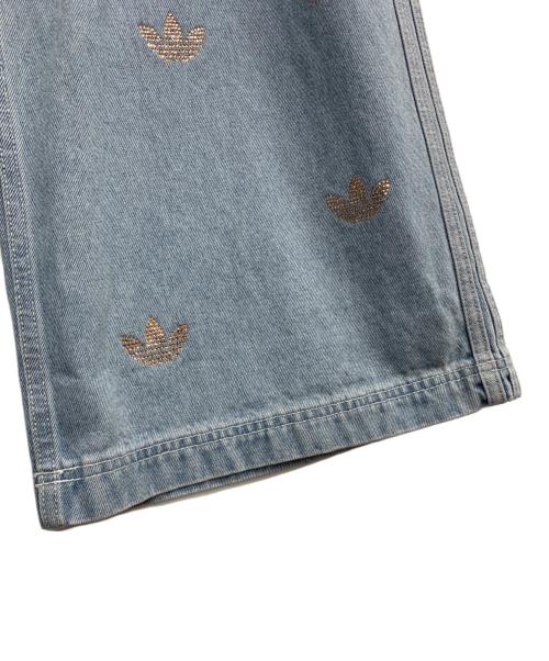 adidas（アディダス）adidas (アディダス) ラインストーン パンツ インディゴ サイズ:Ｍの古着・服飾アイテム