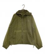 stussyステューシー）の古着「BEACH SHELL TRANSPARENT RIPSTOP」｜カーキ