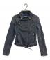 DIESEL（ディーゼル）の古着「デニムライダースジャケット」｜グレー