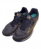 MIZUNOミズノ）の古着「ウエーブ ライトレボラン プロ」｜ブラック×イエロー