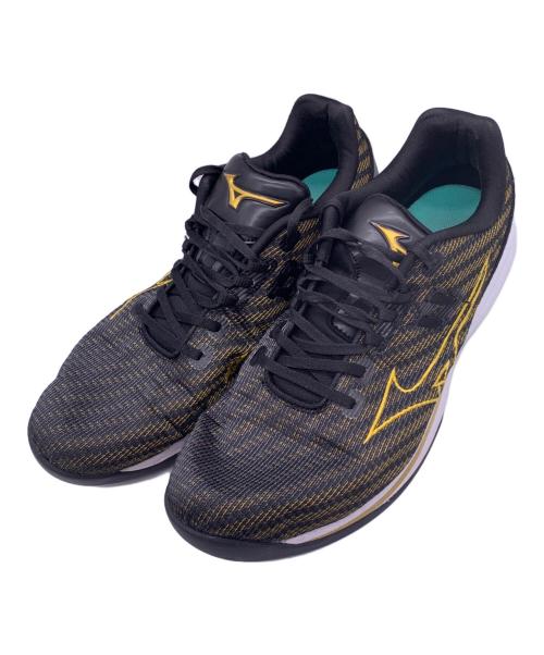 MIZUNO（ミズノ）MIZUNO (ミズノ) ウエーブ ライトレボラン プロ ブラック×イエロー サイズ:27.5の古着・服飾アイテム