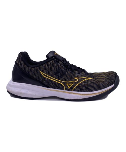 MIZUNO（ミズノ）MIZUNO (ミズノ) ウエーブ ライトレボラン プロ ブラック×イエロー サイズ:27.5の古着・服飾アイテム