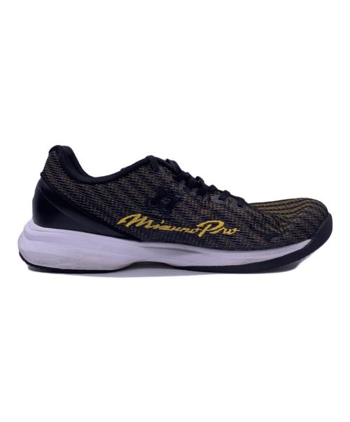 MIZUNO（ミズノ）MIZUNO (ミズノ) ウエーブ ライトレボラン プロ ブラック×イエロー サイズ:27.5の古着・服飾アイテム
