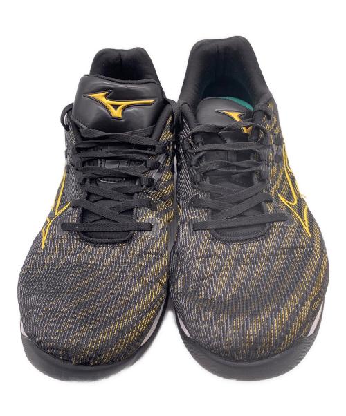MIZUNO（ミズノ）MIZUNO (ミズノ) ウエーブ ライトレボラン プロ ブラック×イエロー サイズ:27.5の古着・服飾アイテム