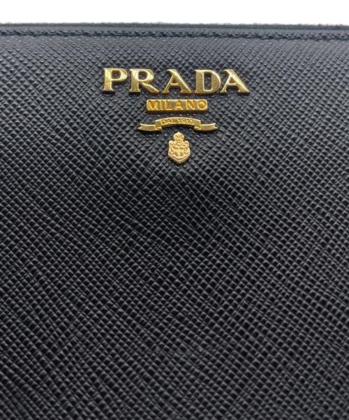 PRADA（プラダ）PRADA (プラダ) 長財布 ブラックの古着・服飾アイテム