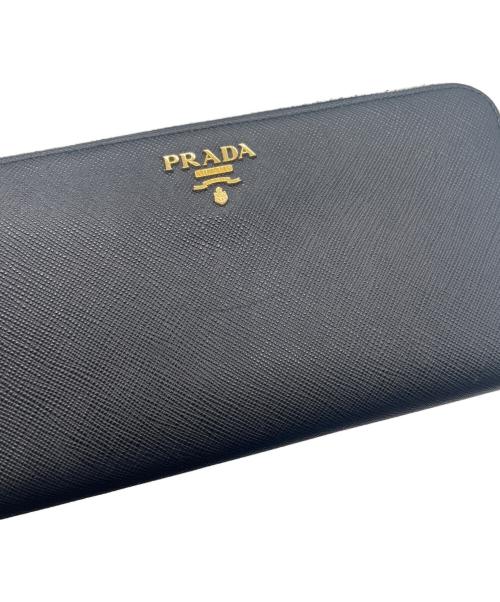 PRADA（プラダ）PRADA (プラダ) 長財布 ブラックの古着・服飾アイテム