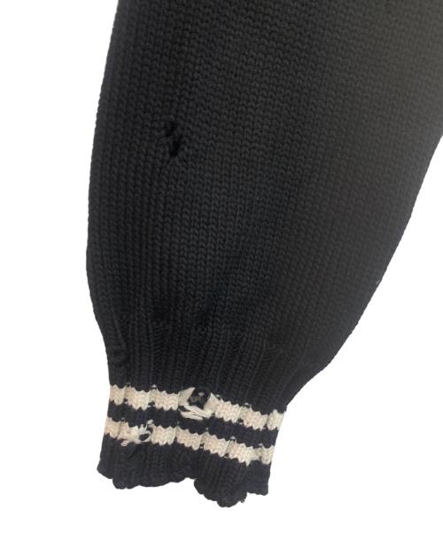 MARNI（マルニ）MARNI (マルニ) ダメージショートカーディガン ブラック サイズ:40の古着・服飾アイテム