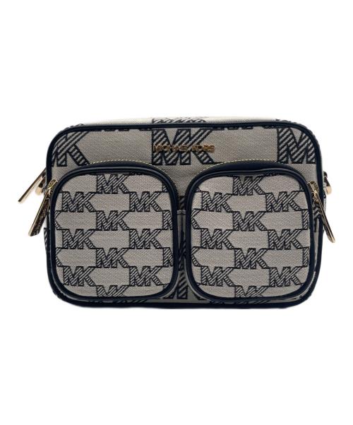 MICHAEL KORS（マイケルコース）MICHAEL KORS (マイケルコース) ショルダーバッグ ホワイト×ブラックの古着・服飾アイテム