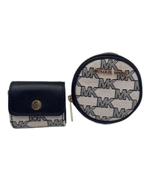 MICHAEL KORS（マイケルコース）MICHAEL KORS (マイケルコース) ショルダーバッグ ホワイト×ブラックの古着・服飾アイテム
