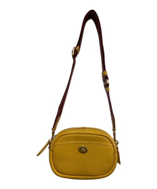 COACH（コーチ）COACH (コーチ) ショルダーバッグ イエローの古着・服飾アイテム