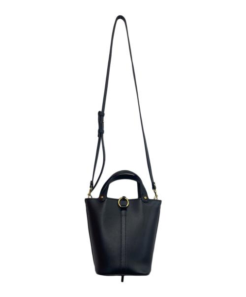 TORY BURCH（トリーバーチ）TORY BURCH (トリーバーチ) ミニバケットバッグ ブラックの古着・服飾アイテム