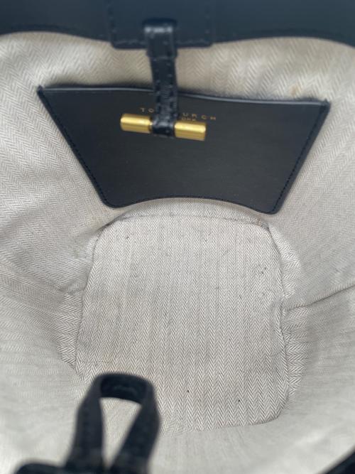 TORY BURCH（トリーバーチ）TORY BURCH (トリーバーチ) ミニバケットバッグ ブラックの古着・服飾アイテム