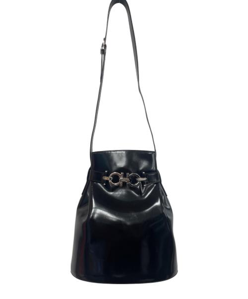 Salvatore Ferragamo（サルヴァトーレ フェラガモ）Salvatore Ferragamo (サルヴァトーレ フェラガモ) ショルダーバッグ ブラックの古着・服飾アイテム