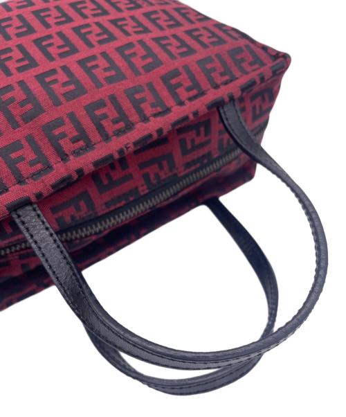 FENDI（フェンディ）FENDI (フェンディ) ハンドバッグ 赤黒の古着・服飾アイテム
