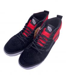 VANS×THE NORTH FACE（ヴァンズ×ザ ノース フェイス）の古着「スニーカー」｜レッド×ブラック