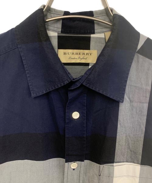 BURBERRY（バーバリー）BURBERRY (バーバリー) 長袖シャツ ネイビー サイズ:XSの古着・服飾アイテム