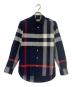 BURBERRY（バーバリー）の古着「長袖シャツ」｜ネイビー
