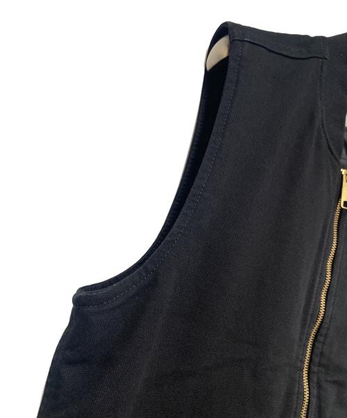 CarHartt（カーハート）CarHartt (カーハート) ダックベスト ブラック サイズ:ｓの古着・服飾アイテム