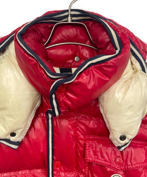 MONCLER（モンクレール）MONCLER (モンクレール) ダウンジャケット レッド サイズ:1の古着・服飾アイテム