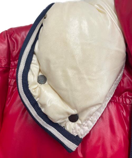 MONCLER（モンクレール）MONCLER (モンクレール) ダウンジャケット レッド サイズ:1の古着・服飾アイテム