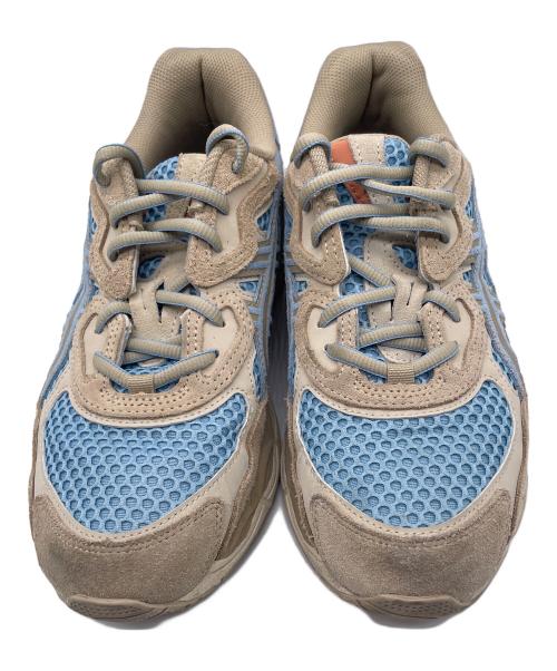 asics（アシックス）asics (アシックス) スニーカー ブルー×ベージュ サイズ:27の古着・服飾アイテム