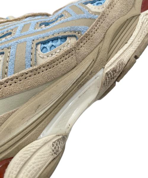 asics（アシックス）asics (アシックス) スニーカー ブルー×ベージュ サイズ:27の古着・服飾アイテム