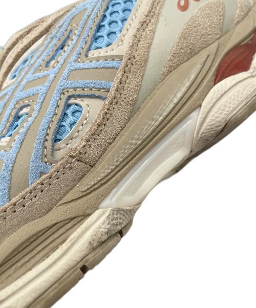 asics（アシックス）asics (アシックス) スニーカー ブルー×ベージュ サイズ:27の古着・服飾アイテム