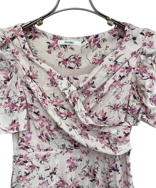 Snidel（スナイデル）Snidel (スナイデル) 半袖ワンピース ピンクの古着・服飾アイテム