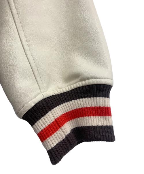 X-LARGE（エクストララージ）X-LARGE (エクストララージ) OG ロゴ バーシティ ジャケット ベージュ×ブラウン サイズ:XLの古着・服飾アイテム