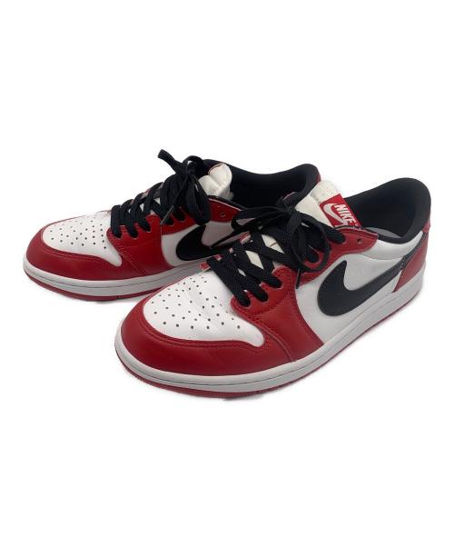 NIKE（ナイキ）NIKE (ナイキ) AIRJORDAN1 RETRO LOW OG ホワイト×レッド×ブラック サイズ:26.5の古着・服飾アイテム