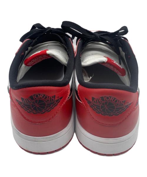 NIKE（ナイキ）NIKE (ナイキ) AIRJORDAN1 RETRO LOW OG ホワイト×レッド×ブラック サイズ:26.5の古着・服飾アイテム