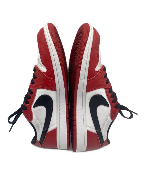 NIKE（ナイキ）NIKE (ナイキ) AIRJORDAN1 RETRO LOW OG ホワイト×レッド×ブラック サイズ:26.5の古着・服飾アイテム