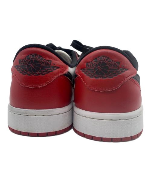 NIKE（ナイキ）NIKE (ナイキ) AIRJORDAN1 RETRO LOW OG ホワイト×レッド×ブラック サイズ:26.5の古着・服飾アイテム