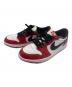 NIKE (ナイキ) AIRJORDAN1 RETRO LOW OG ホワイト×レッド×ブラック サイズ:26.5：15000円