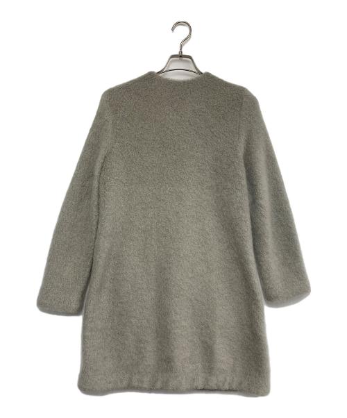 Leilian（レリアン）Leilian (レリアン) モヘア混コート ベージュ サイズ:freeの古着・服飾アイテム