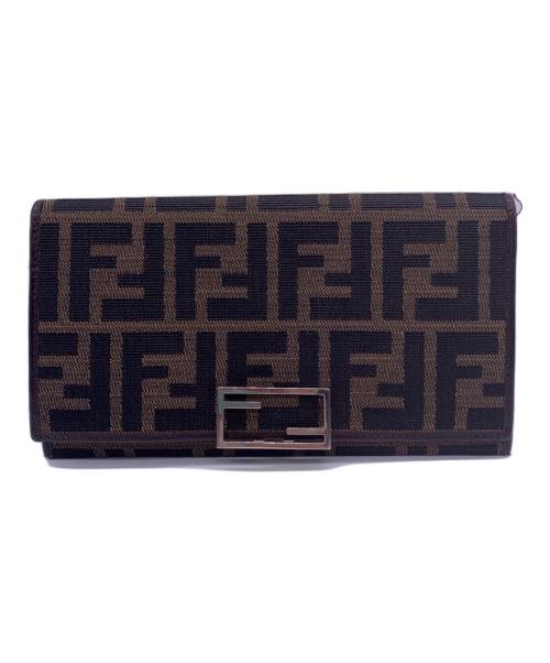 FENDI（フェンディ）FENDI (フェンディ) 長財布 ブラウンの古着・服飾アイテム
