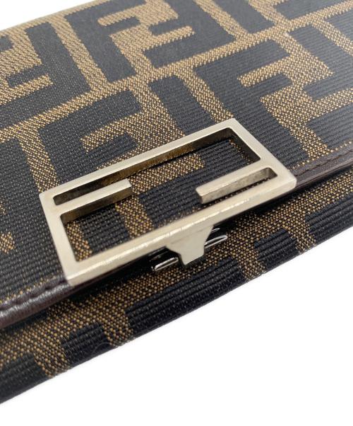 FENDI（フェンディ）FENDI (フェンディ) 長財布 ブラウンの古着・服飾アイテム
