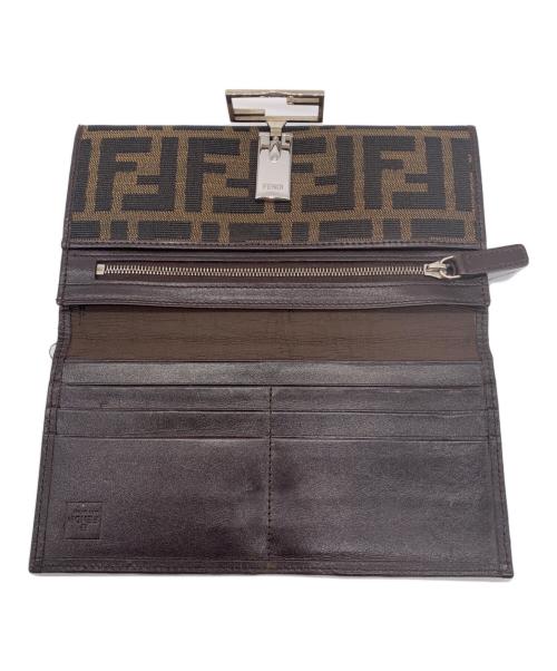 FENDI（フェンディ）FENDI (フェンディ) 長財布 ブラウンの古着・服飾アイテム