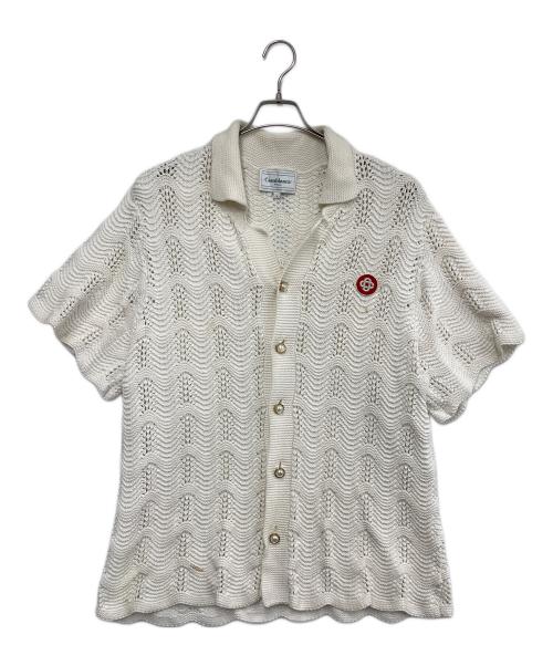 CASABLANCA（カサブランカ）CASABLANCA (カサブランカ) 半袖シャツ ホワイト サイズ:Mの古着・服飾アイテム