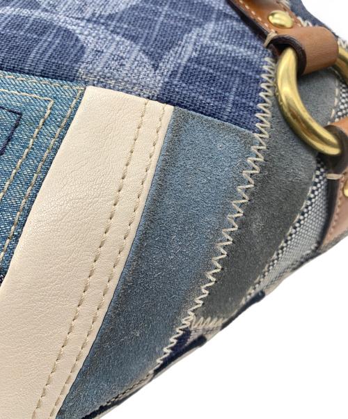 COACH（コーチ）COACH (コーチ) パッチワークデニムトートバッグ インディゴの古着・服飾アイテム