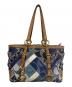 COACH（コーチ）の古着「パッチワークデニムトートバッグ」｜インディゴ