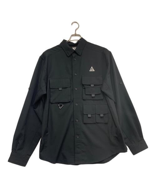 NIKE ACG（ナイキエーシージー）NIKE ACG (ナイキエーシージー) DF UV DEV トレイル トップ ブラック サイズ:Lの古着・服飾アイテム