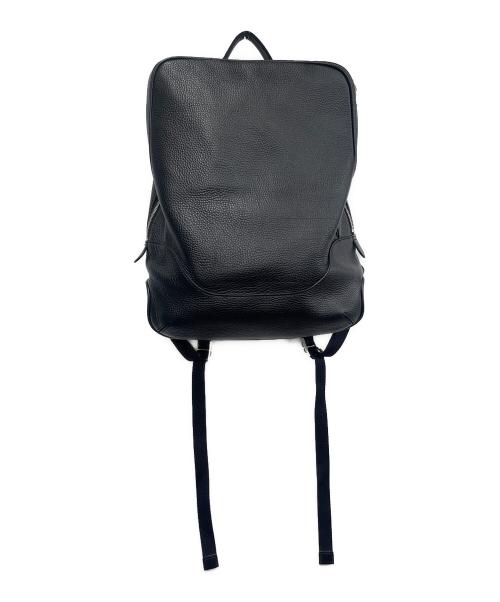 PELLE MORBIDA（ペッレモルビダ）PELLE MORBIDA (ペッレモルビダ) レザーリュック ネイビーの古着・服飾アイテム
