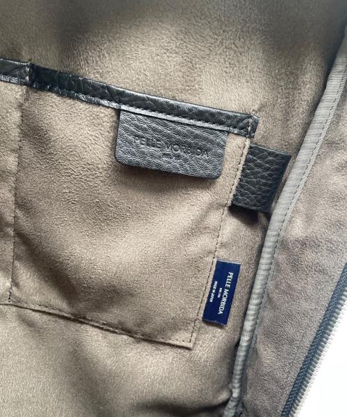 PELLE MORBIDA（ペッレモルビダ）PELLE MORBIDA (ペッレモルビダ) レザーリュック ネイビーの古着・服飾アイテム