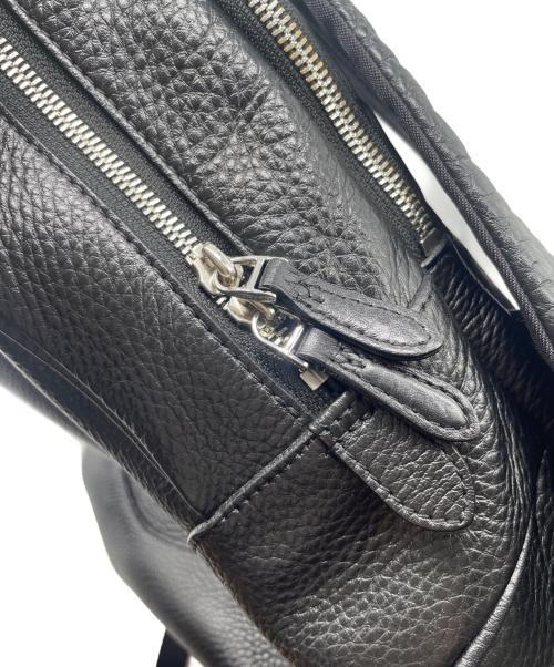 PELLE MORBIDA（ペッレモルビダ）PELLE MORBIDA (ペッレモルビダ) レザーリュック ネイビーの古着・服飾アイテム