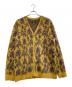 Needles（ニードルズ）の古着「Mohair Cardigan」｜イエロー×パープル